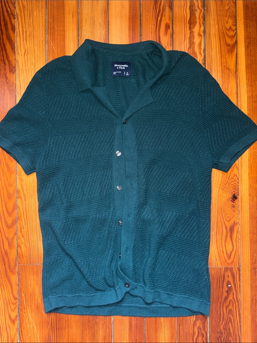 Abercrombie & Fitch Short-Sleeve Knit Polo